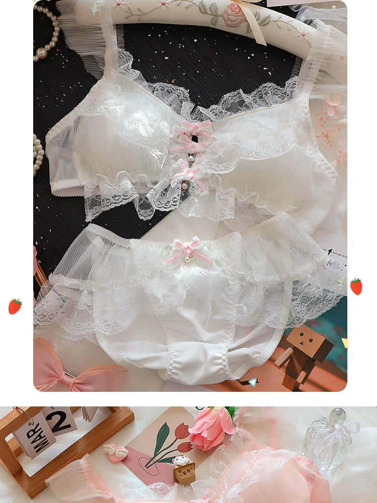 Soft Girly Princess Lingerie Set