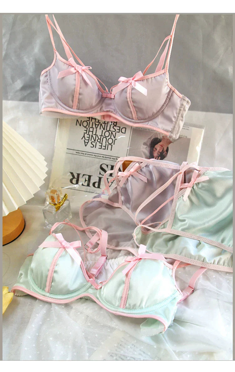 Pastel Coquette Lingerie Set