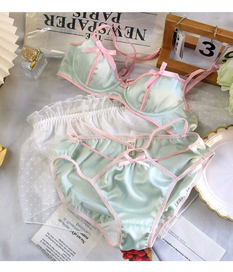 Pastel Coquette Lingerie Set