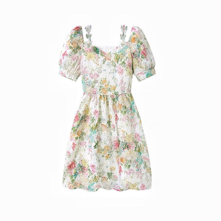 Paradise Flower Fairy Lace Butterfly Dress