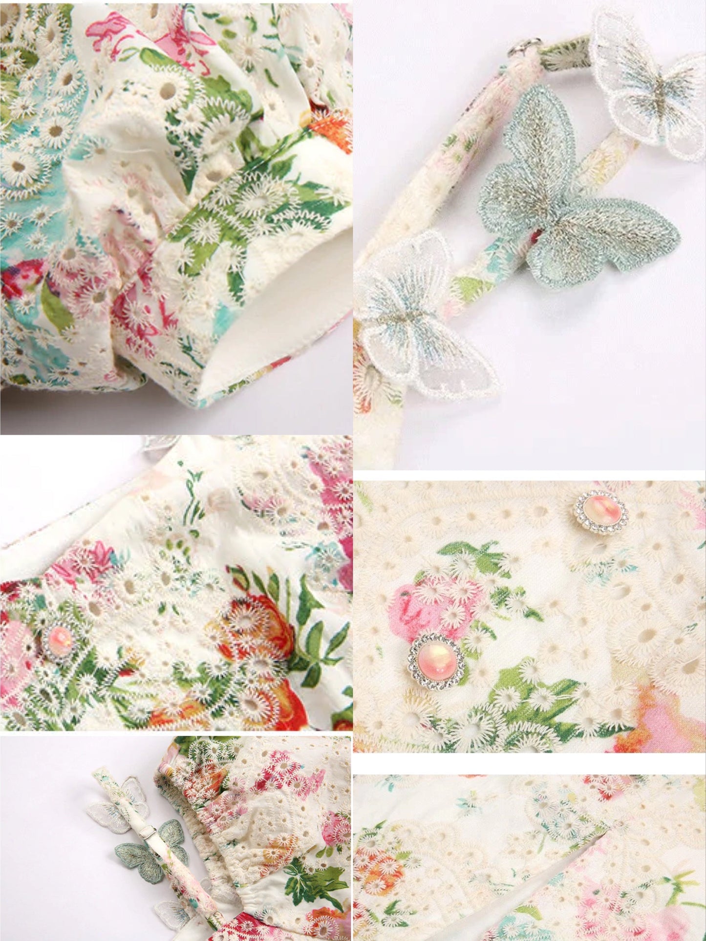 Paradise Flower Fairy Lace Butterfly Dress