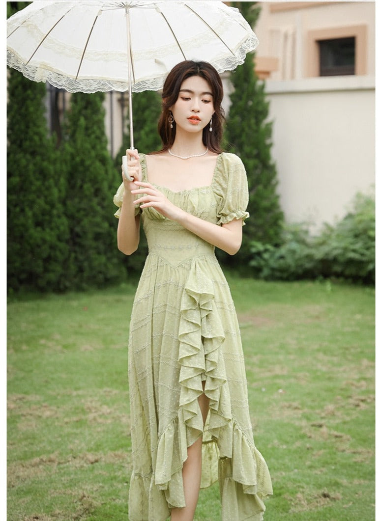 Peridot Green Fairy Dress