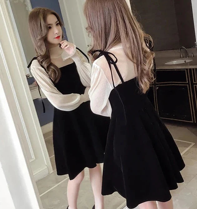 Karissa 2-Piece Dark Academia Dress Set