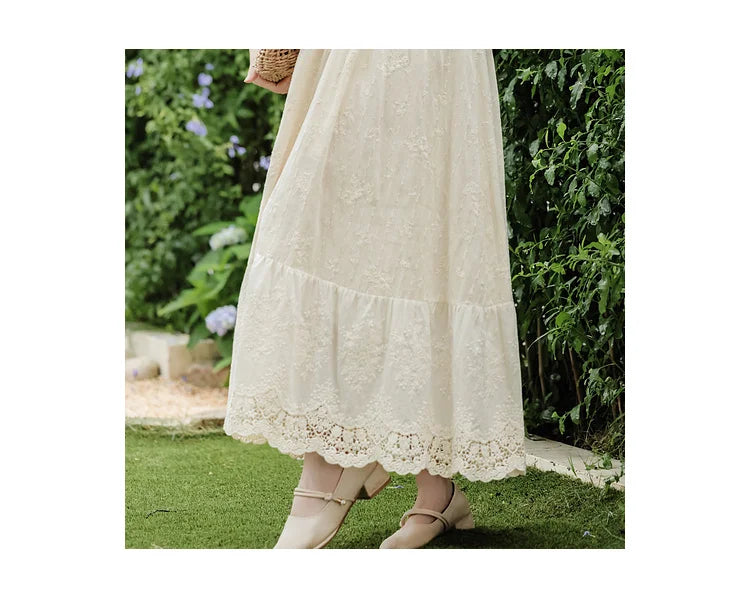 Mountain Flower Edwardian-style Lace Dress