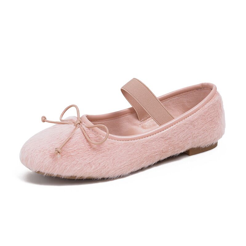 Mary Jane Shoes Women's Shoes Round Toe Plus Size Women's Shoes Bow Silk Satin Ballet Flats  Spring/Autumn Flats Women Shoes