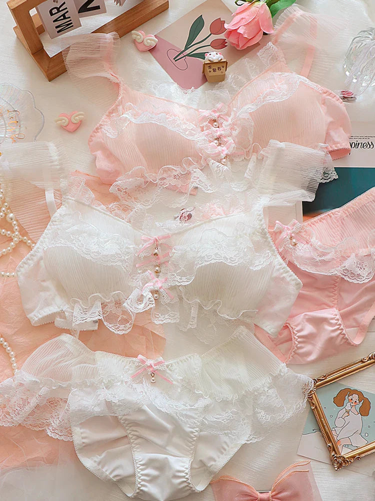 Soft Girly Princess Lingerie Set