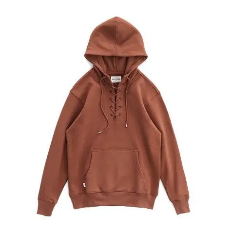 With Hat Hoodies Women Solid Young Lady Kangaroo Pocket Spring Casual All-match Daily Loose Korean Style Streetwear Students Ins