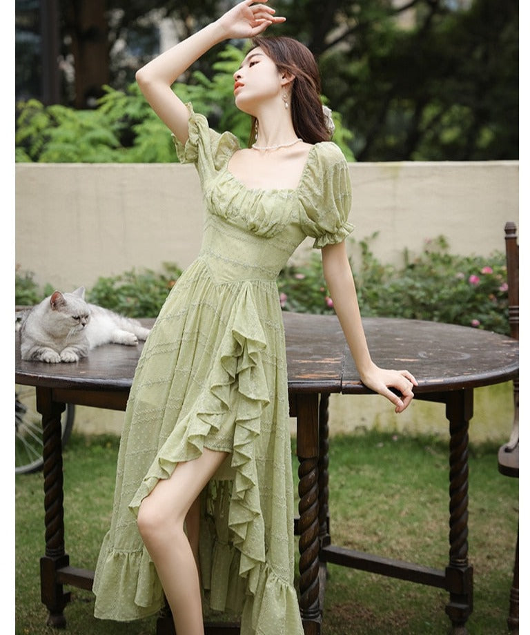 Peridot Green Fairy Dress