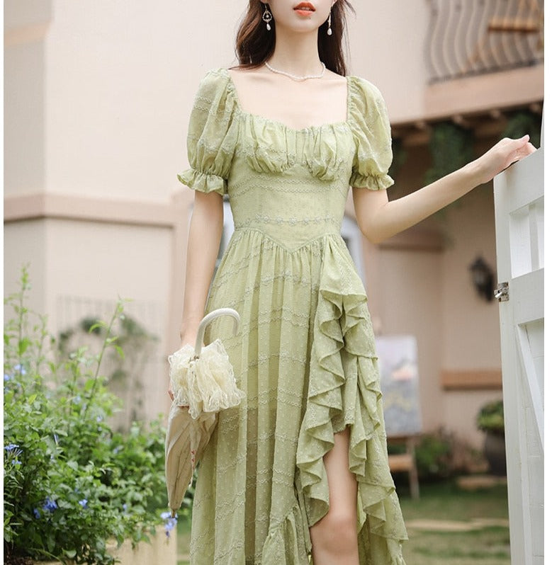 Peridot Green Fairy Dress