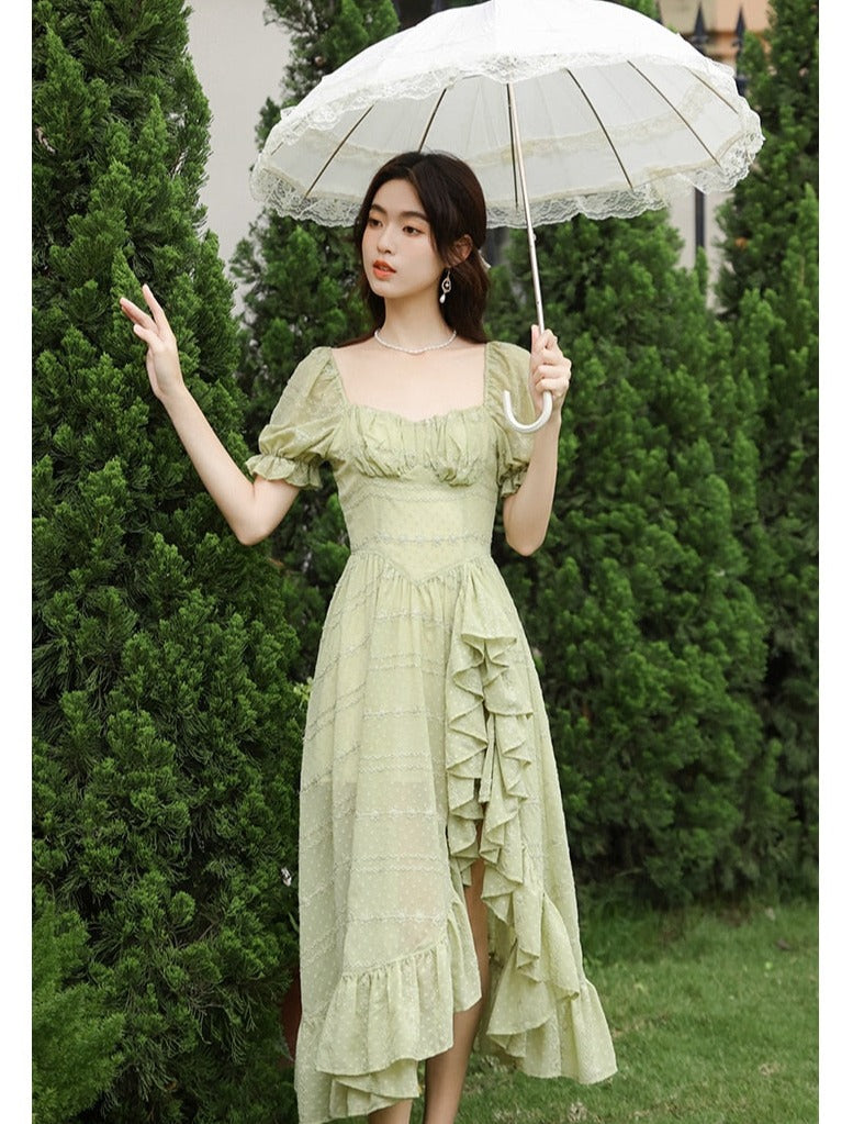 Peridot Green Fairy Dress