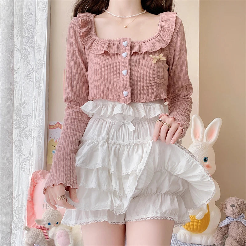 Bonnie Ruffled Bloomer Lolita Shorts