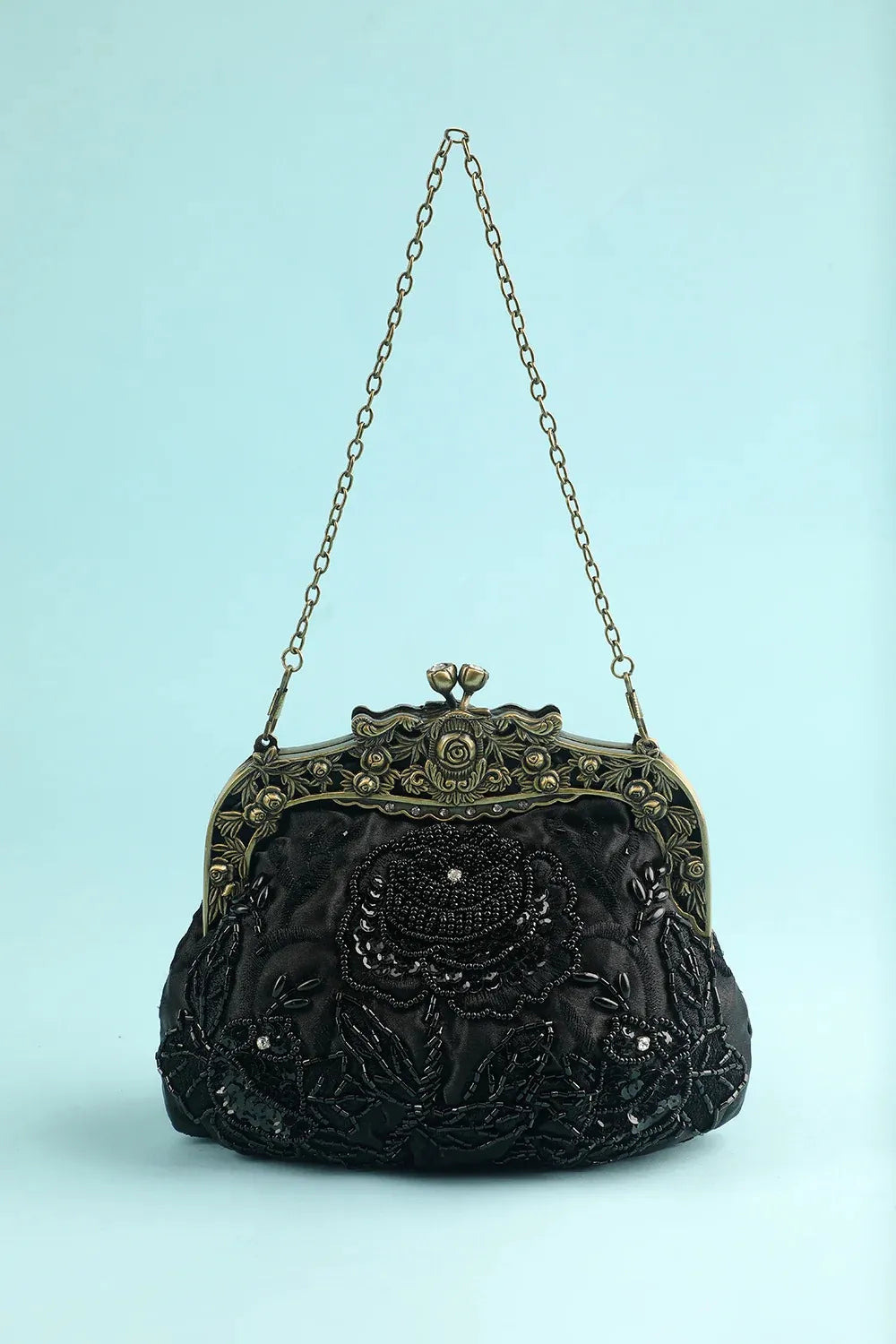 Victorian Embroidered Handbag Purse