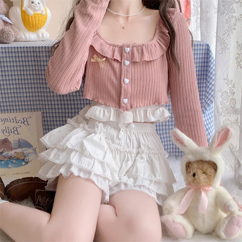 Bonnie Ruffled Bloomer Lolita Shorts