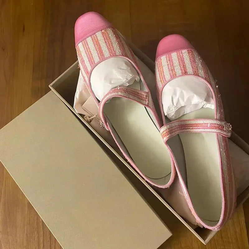 Picsgirl -  New Spring Autumn Student Shoes College Lolita Mary Jane Low Heels Women Creepers School Girl Loafers Vintage Pumps Pink TZ4-10