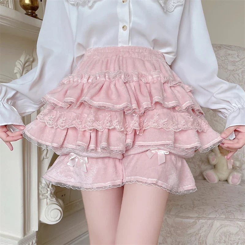 Heidi Velvet Bloomer Lolita Shorts