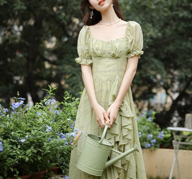 Peridot Green Fairy Dress