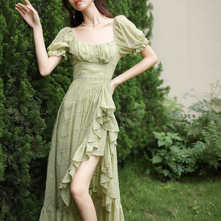 Peridot Green Fairy Dress