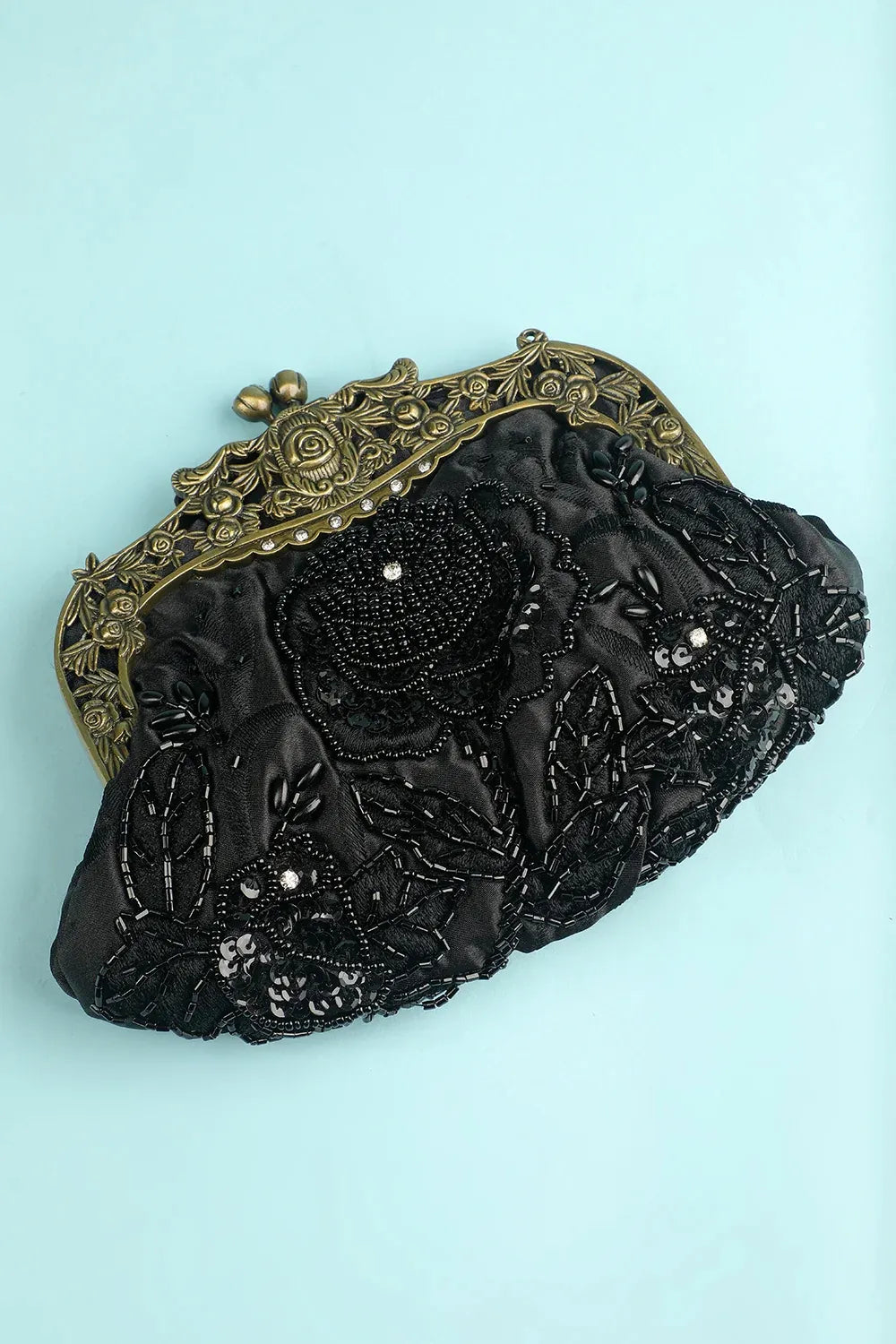 Victorian Embroidered Handbag Purse