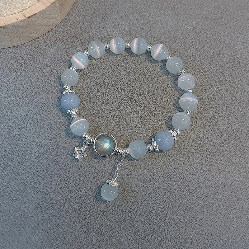 Sea Blue Treasure Moonlight Crystal Bracelet