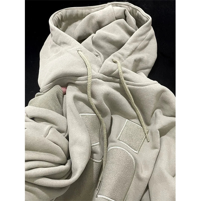 Streetwear Hoodies Women Casual Loose Sweatshirts Woman Harajuku Hip Hop Long Sleeve Cotton Grey Pullover 2022 Autumn Winter New