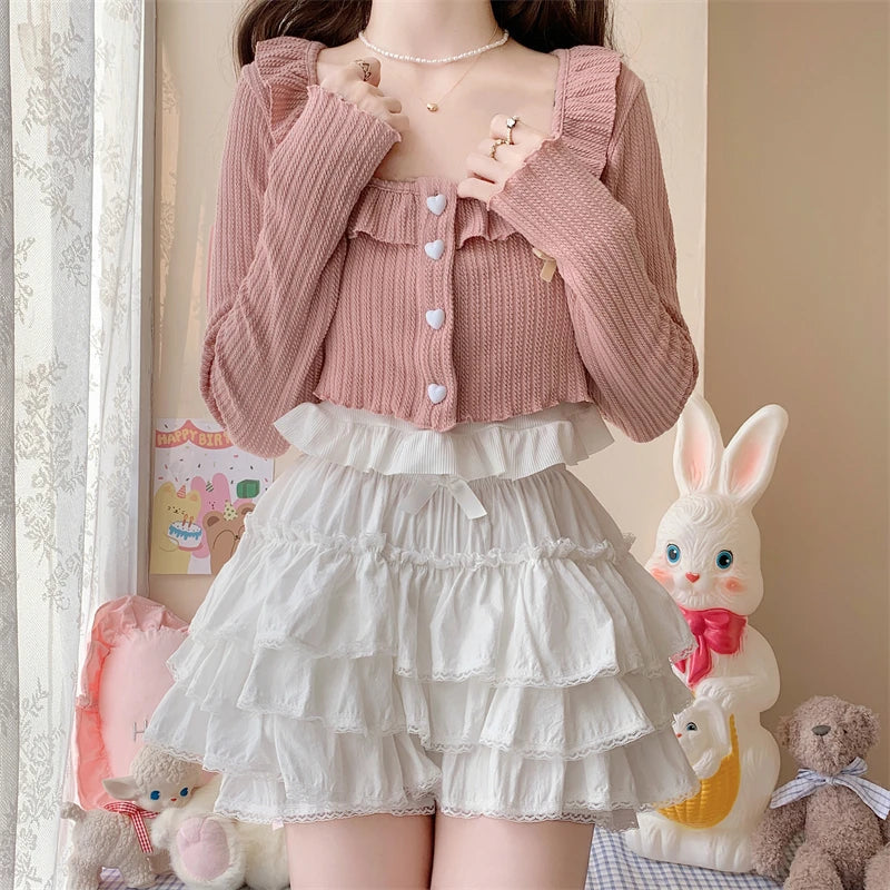 Bonnie Ruffled Bloomer Lolita Shorts