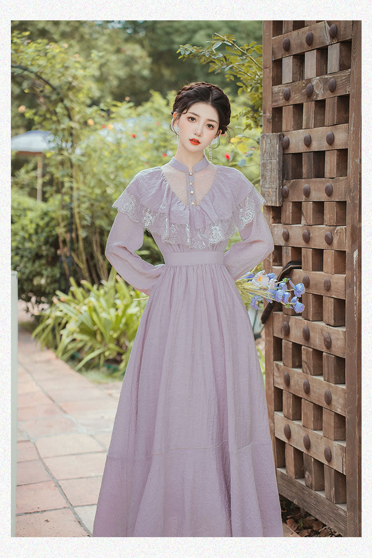 Lilac Nymph Edwardian Vintage Dress