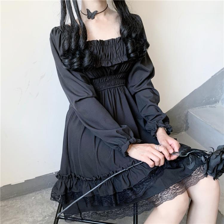 Vampire Tears Gothic Princess Dark Lolita Mini Dress