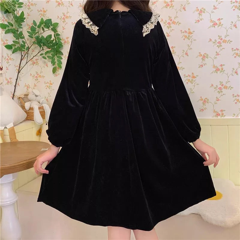 Velocity Velvet Dark Lolita Dolly Dress