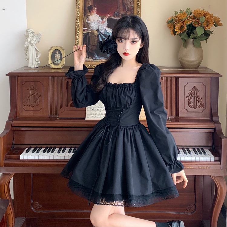 Viola Dark Lolita Gothic Princess Dress