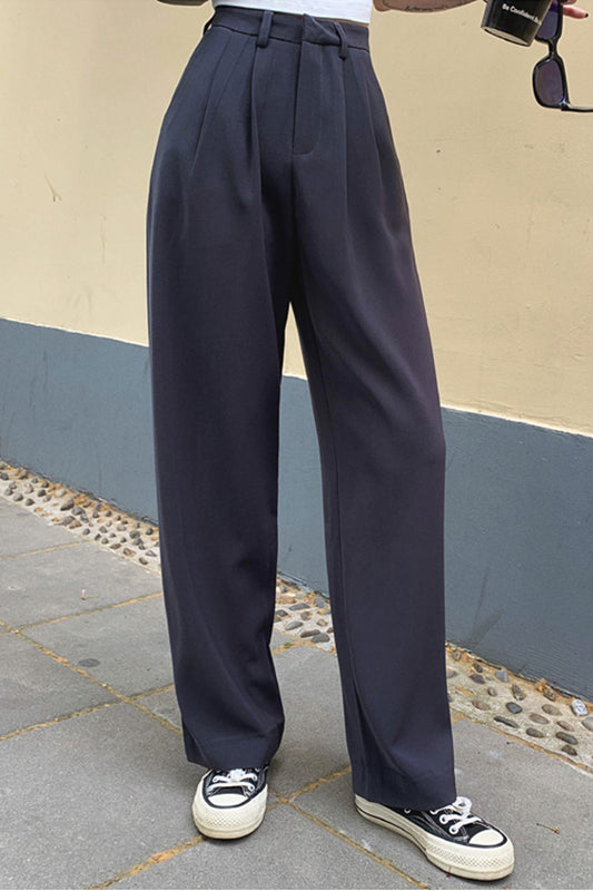 Women Loose Long Straight Wide Leg Pants