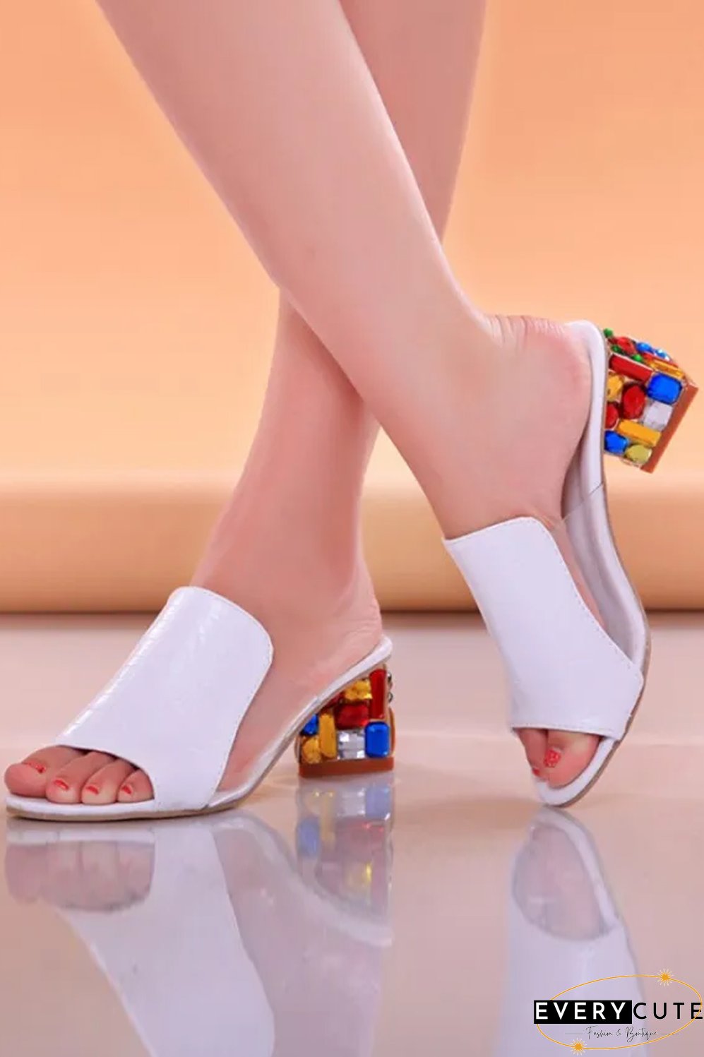 Women's Shoes Fashion Casual Party Open Toe Square Heel Sandals