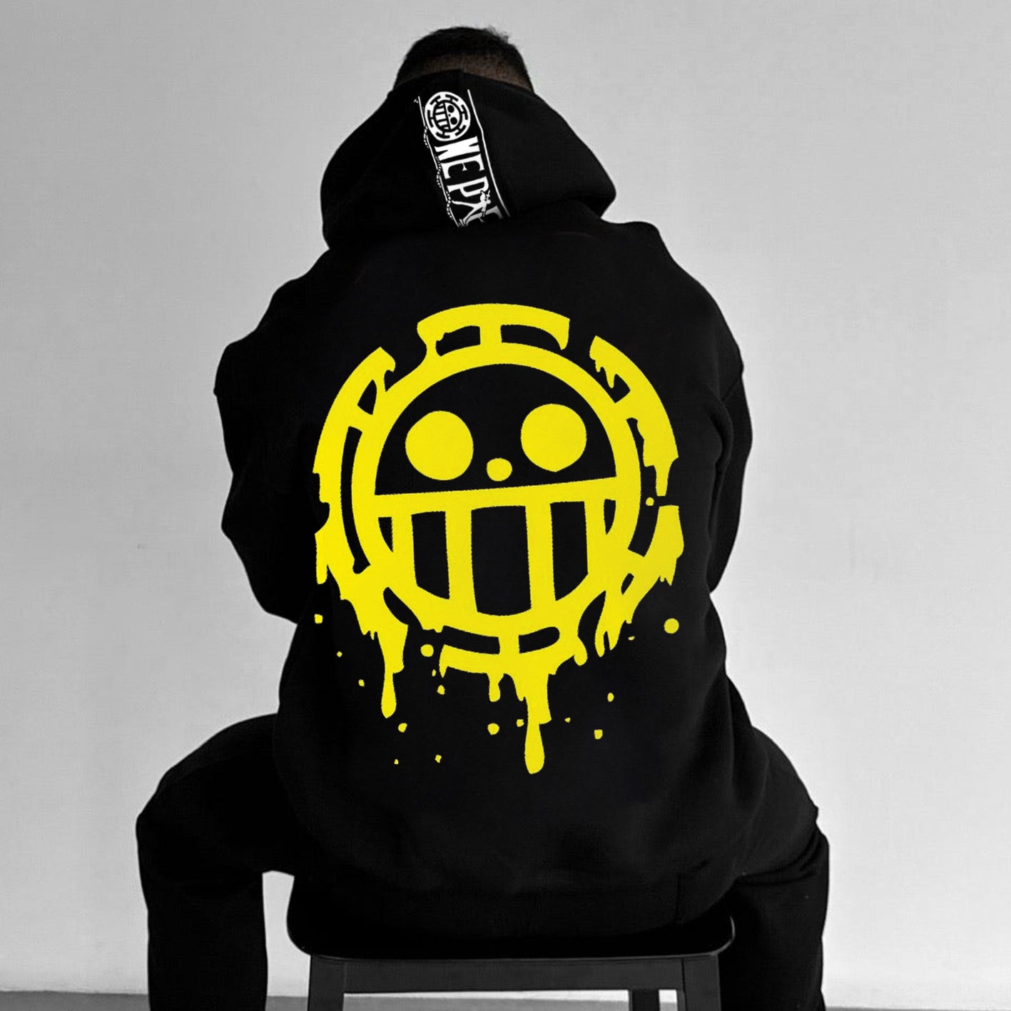 Oversize One Piece Print Hoodie