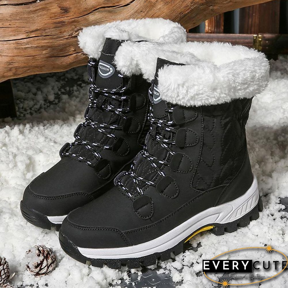 Winter Snow Boots Warm Plush Women's Shoes