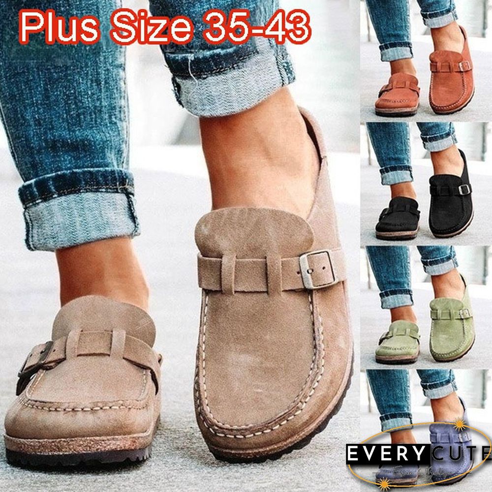 Summer Women Slippers Leather Wedges Shoes Ladies Platform Slippers Sandals Casual Slip on Sandals Beach Shoes with Female Platform Slippers Daily Comfortable Flip Flops Size 35-43