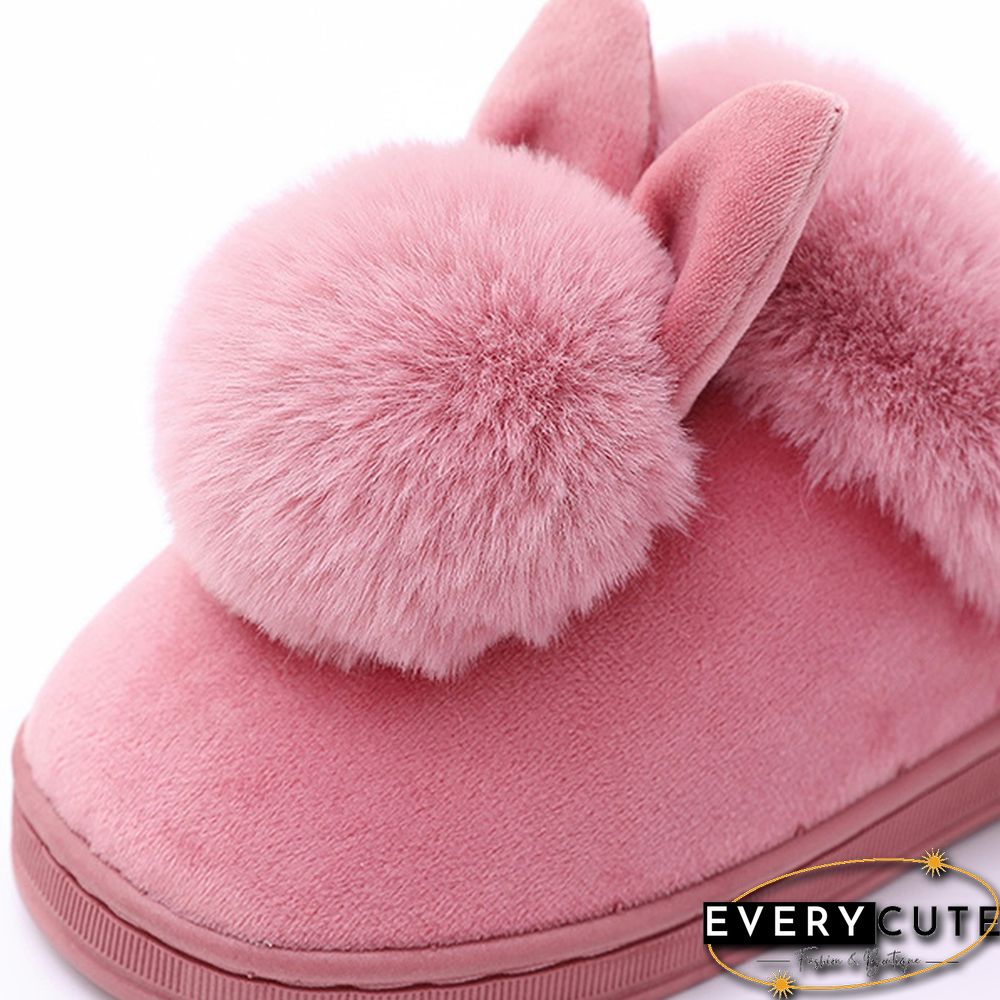 Winter Womens Indoor Shoes Cotton Cartoon Slippers Warm Home Shoes Women Cute Slippers Plus Size 36-41 Pantufas Feminino