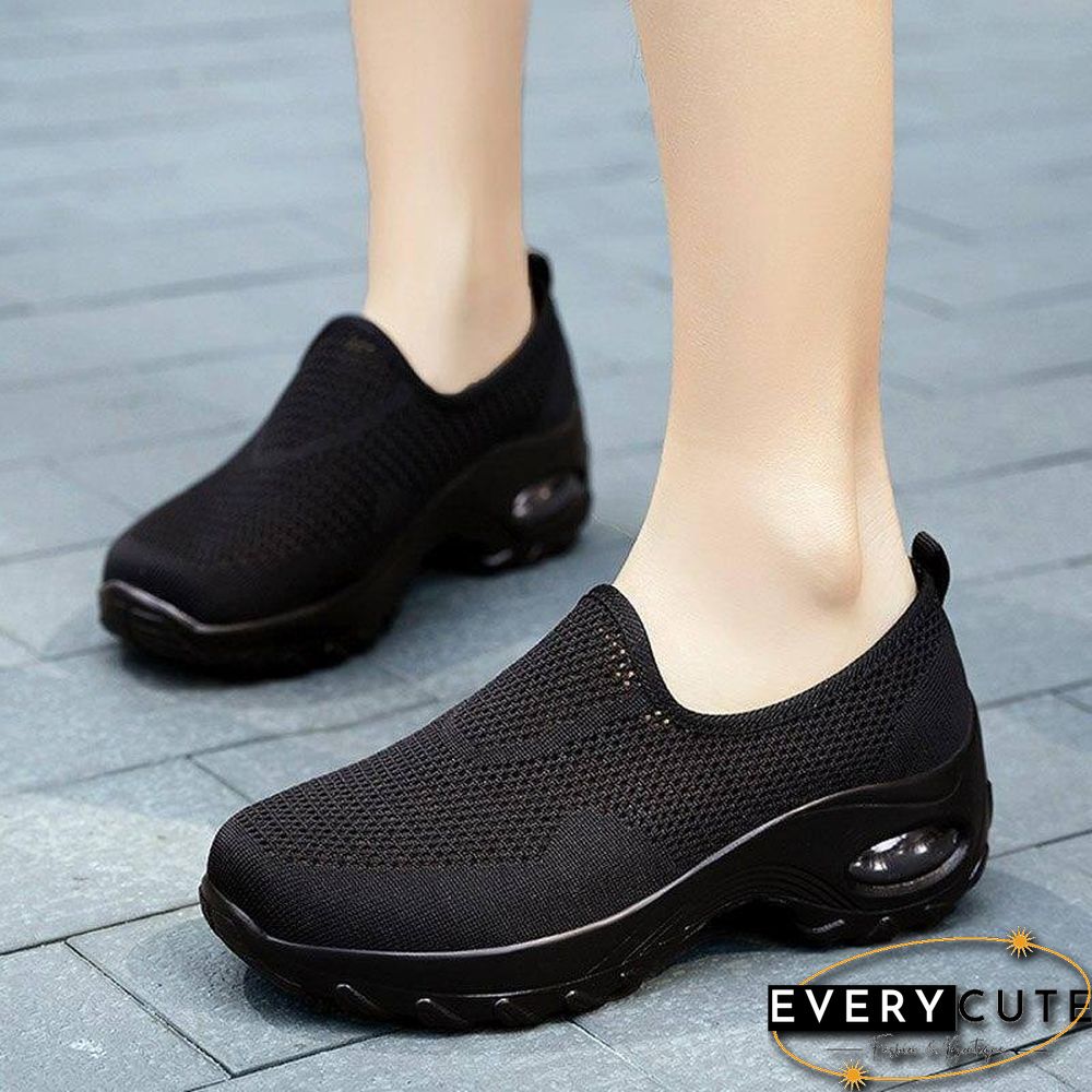 Summer New Casual Slip On Shoes For Women Fashion Woman Breathable Platform Womens Sneakers Flats Tenis Feminino Plataforma