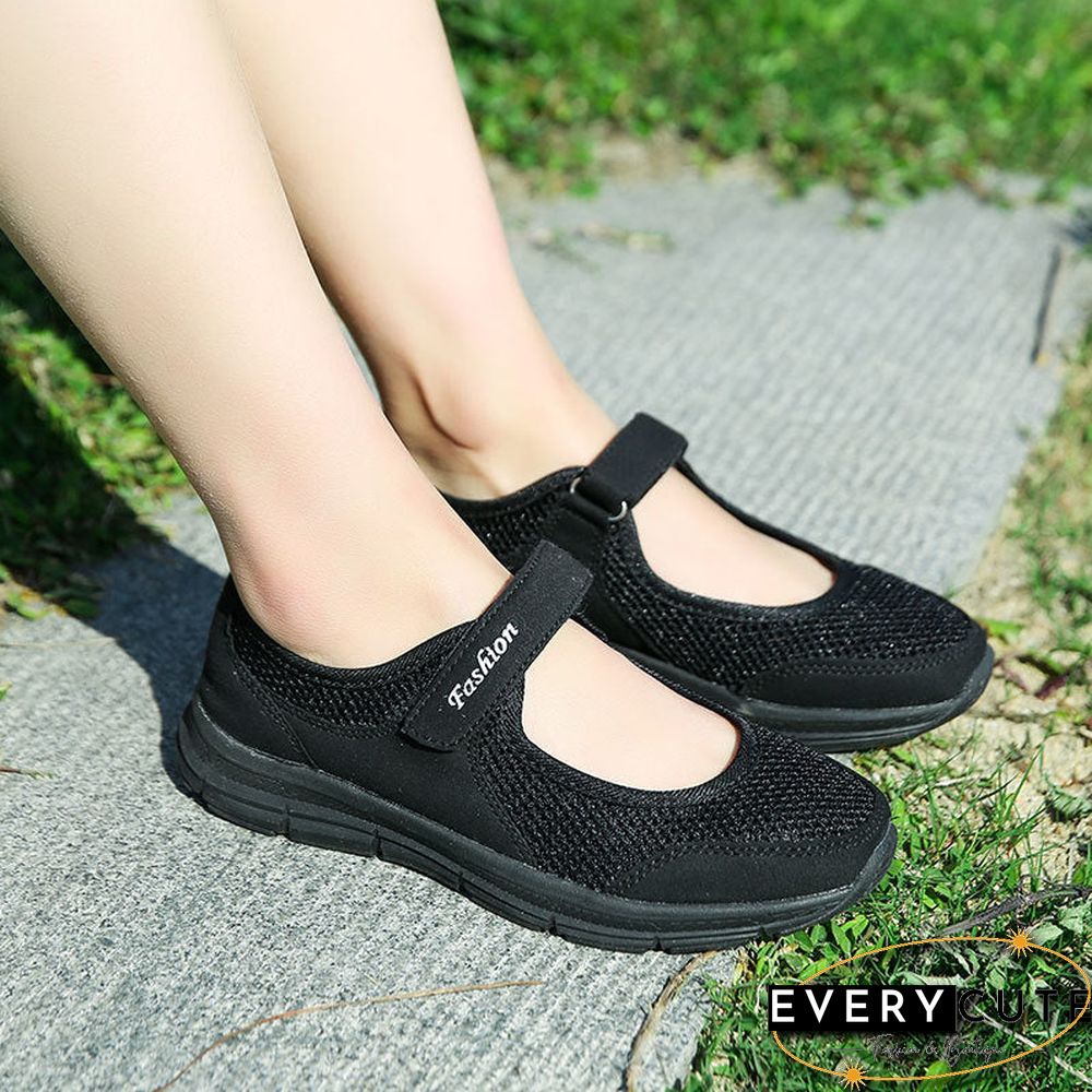 Women Causal Shoes Hollow Out Breathable Flat Shoes