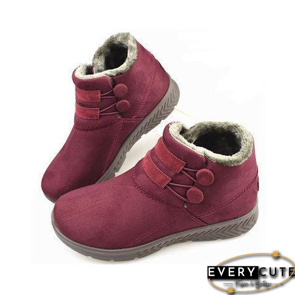 Women Snow Loafers Booties Casual Shoes