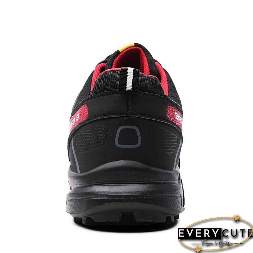 new large size outdoor mountaineering shoes men's shoes breathable shock absorption sports hiki