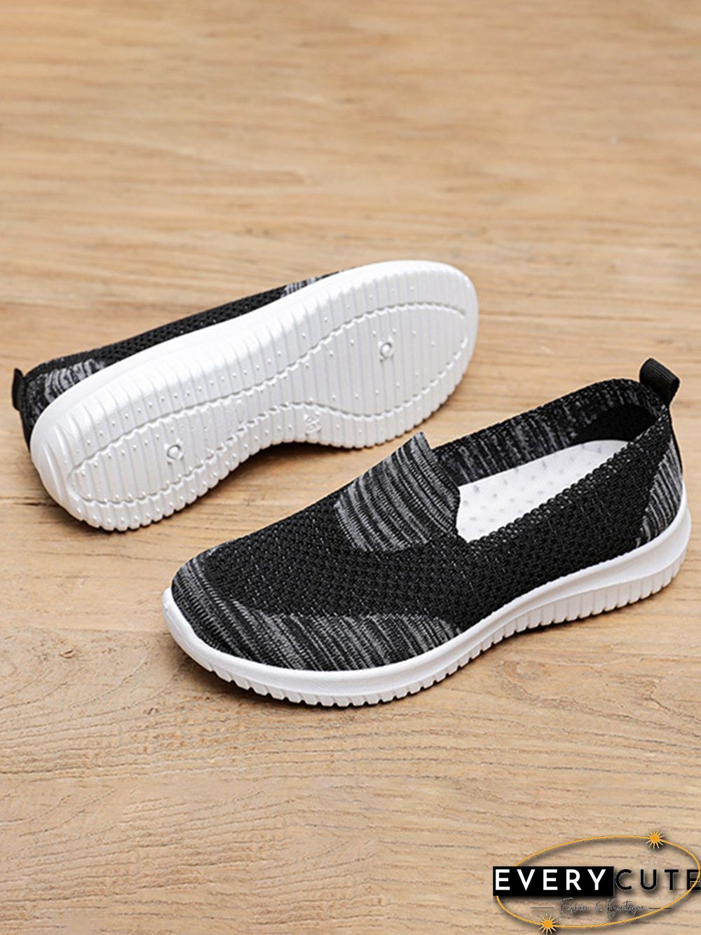 Lightweight Breathable Flyknit Mesh Casual Shoes Sneakers