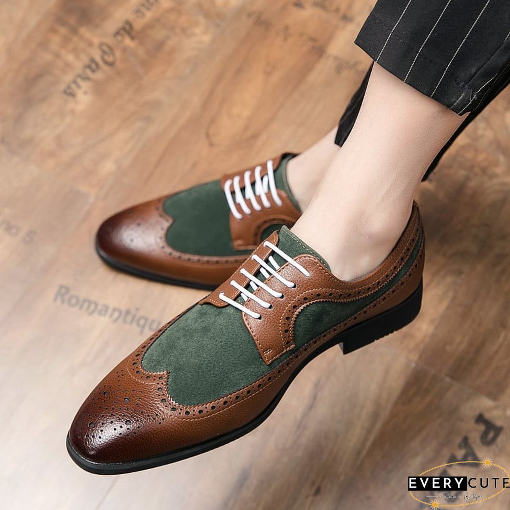 Fashionable British Comfortable Casual Pointed Toe All-Match Leather Shoes