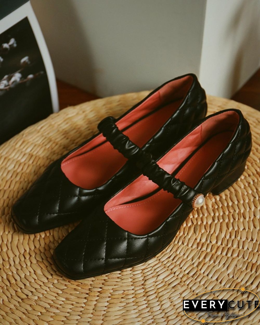 Retro Square Toe Merry Jenny Shoes