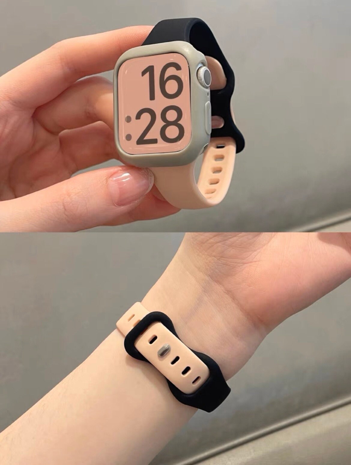 Minimalist Soft Silicone Apple Watch Band Series 1 2 3 4 5 6 7 8 9 Ultra Generation 38mm 40mm 41mm 42mm 44mm 45mm 49mm  Apple Watch Strap