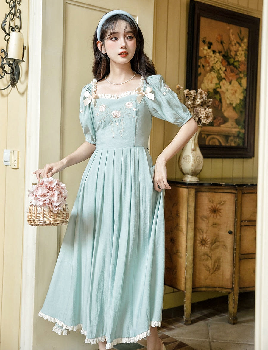 Azure Oasis Romantic Princesscore Royalcore Dress