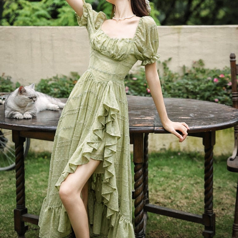 Peridot Green Fairy Dress