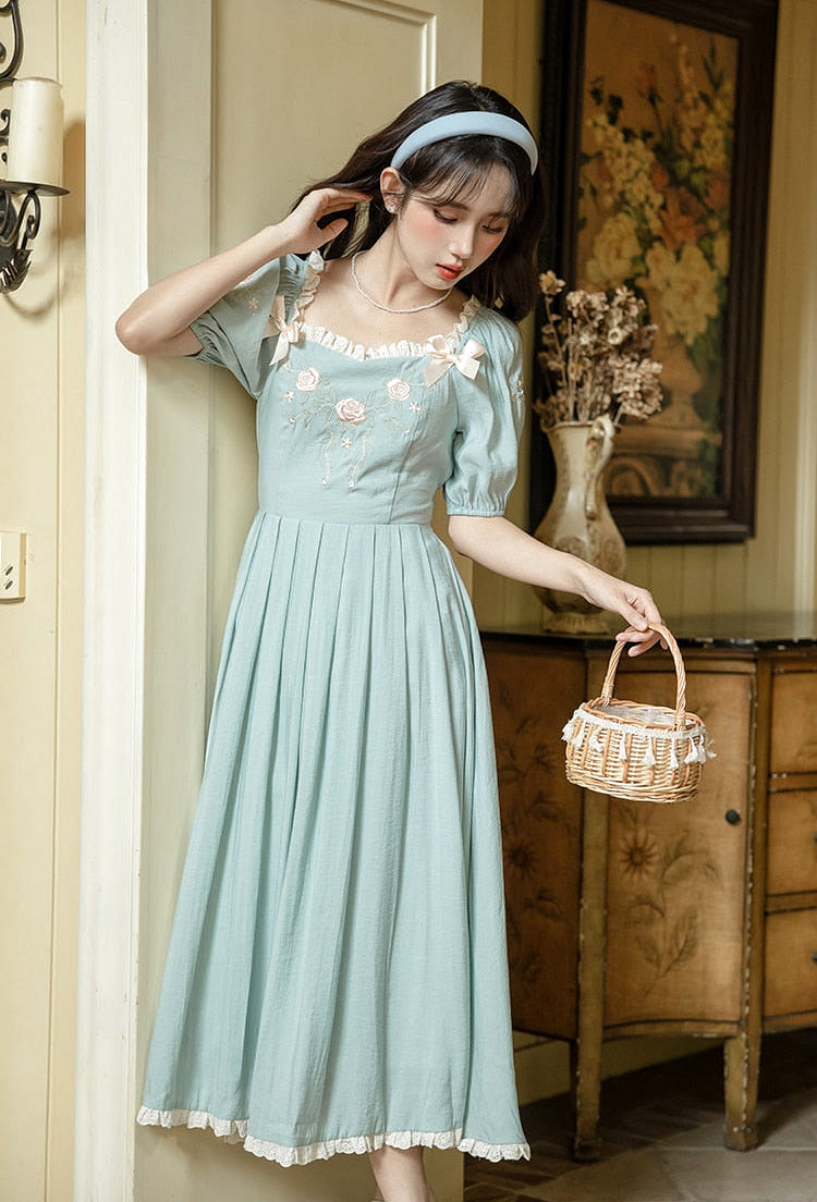 Azure Oasis Romantic Princesscore Royalcore Dress