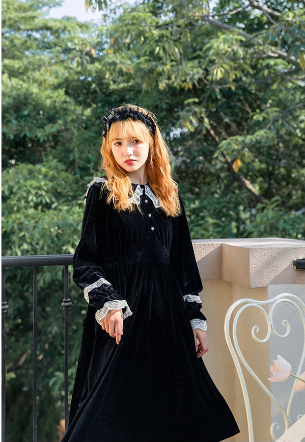 Heiress of The Moon Dark Goth Princess Dress