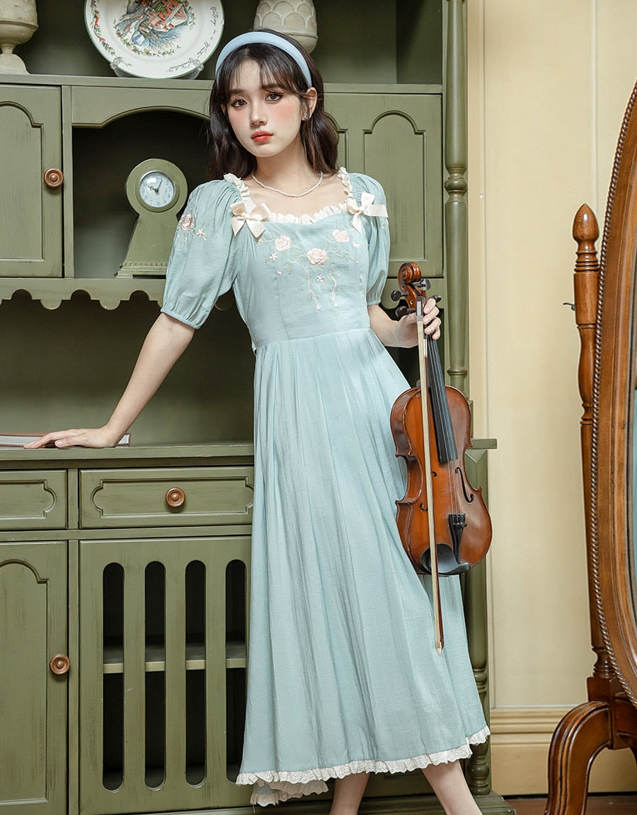 Azure Oasis Romantic Princesscore Royalcore Dress